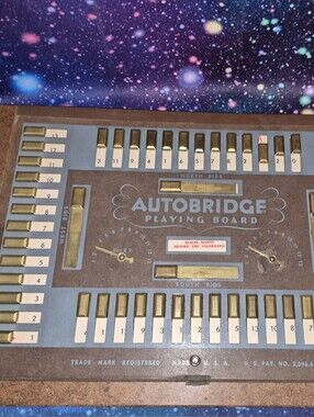 🃏 Vintage Autobridge Playing Board Game | 1930s–1940s Bridge Collectible